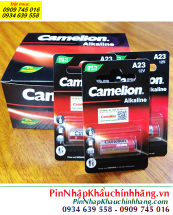 COMBO 01hộp=10vỉ Pin Remote 12v Alkaline Camelion A23-BP1 (Vỉ 1viên), Giá chỉ 159.000 /Hộp